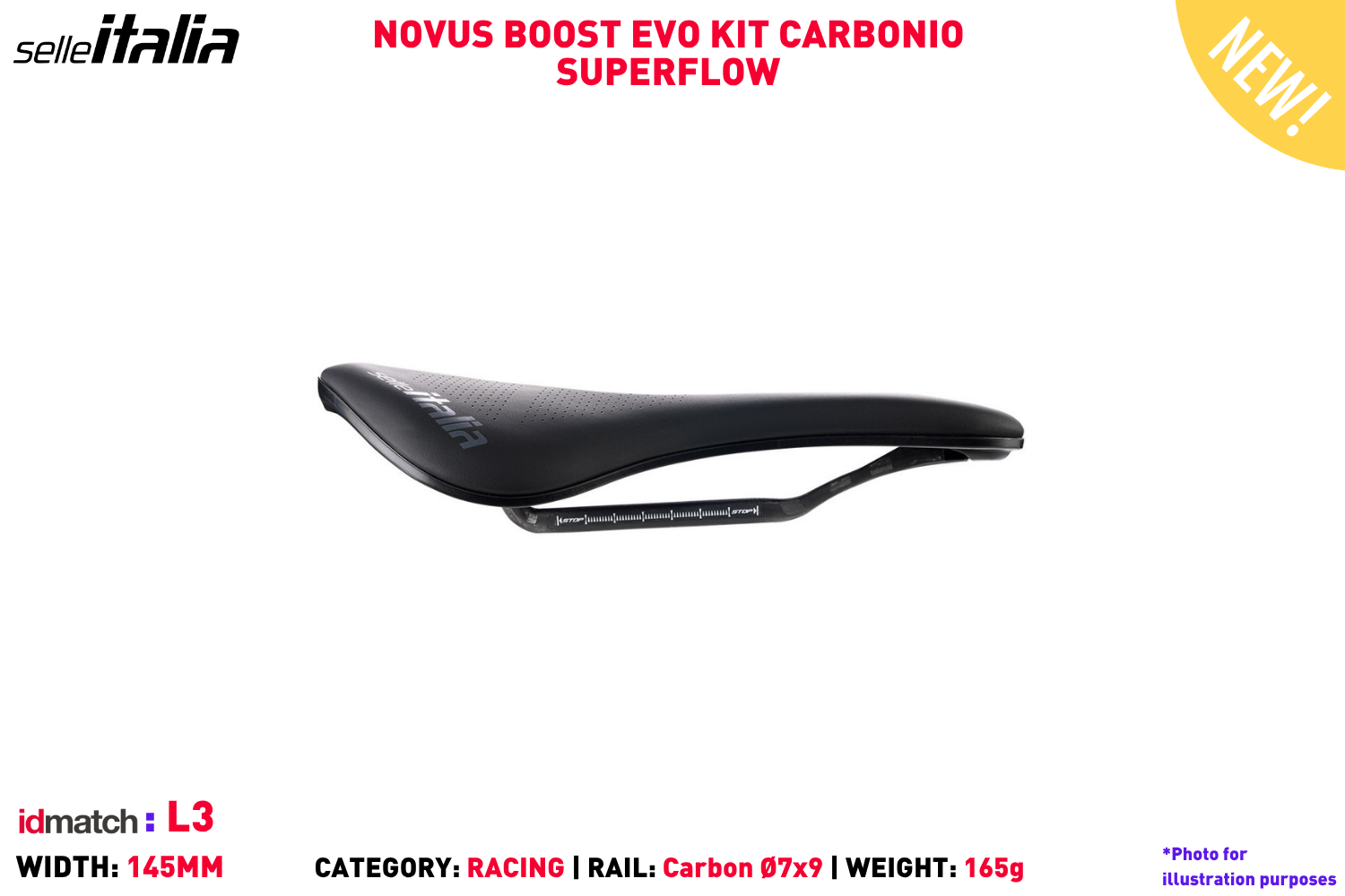 Novus Boost EVO 3D Kit Carbonio Superflow - L3 | Hup Leong Company